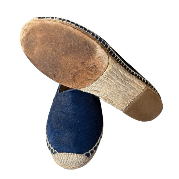 Paloma Barcelo Women's Pony-Style Espadrilles In Navy Size 39 - Picture 9 of 9